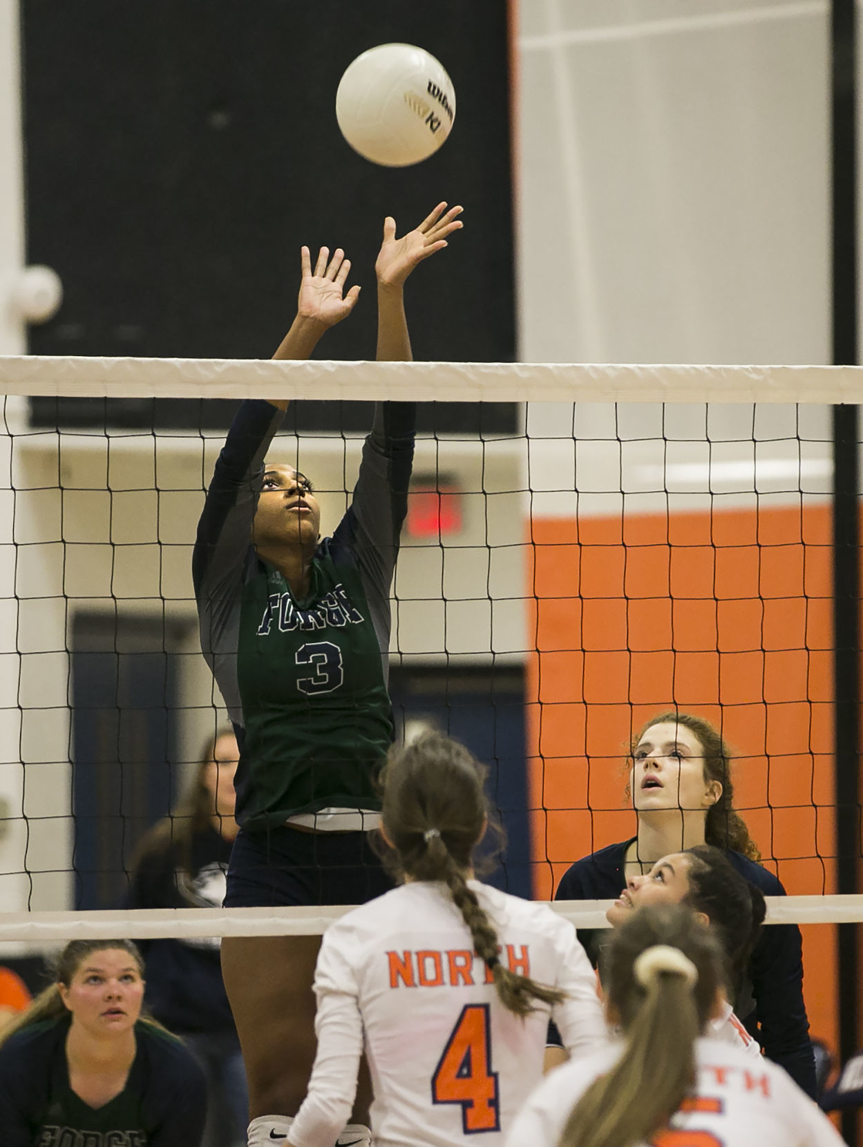 Colonial Forge at North Stafford volleyball